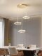 Staircase Chandelier Lotus Leaf Lamp for Open-Air Mezzanine Villa Loft Apartment Light Luxury Hollow Duplex Living Room Large Chandelier