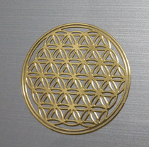 Flower of life Stickers Cosmic Life Energy Money Mother Stickers Stickers Flower of life High-grade metal Stickers