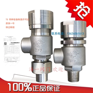 Клапан Haiyi A21W-16P DN15, нержавеющая сталь 304, пружинный микроподъемный предохранительный клапан CF8 для газового котла