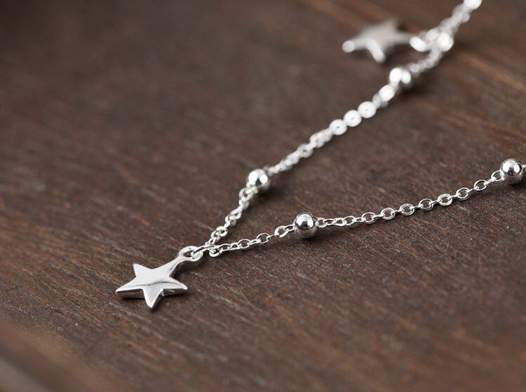 Bracelet de cheville Femme OTHER   en Argenterie - Ref 3103807 Image 12