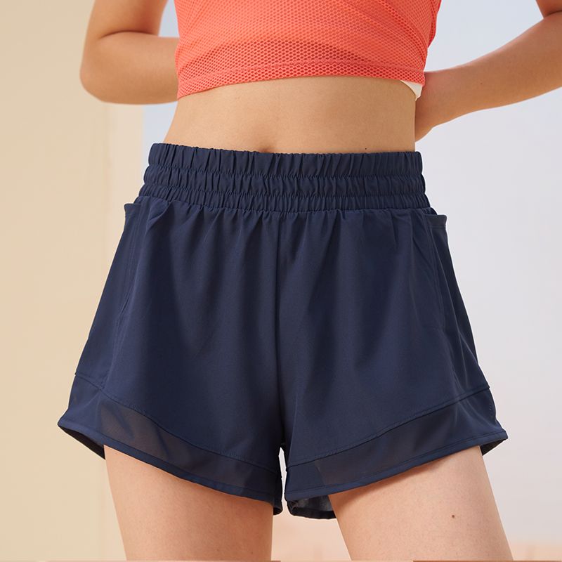 Flyoga Yoga Shorts Leisure Running Three Sons with Lined Comfortable Breakfast Breakfast 21708