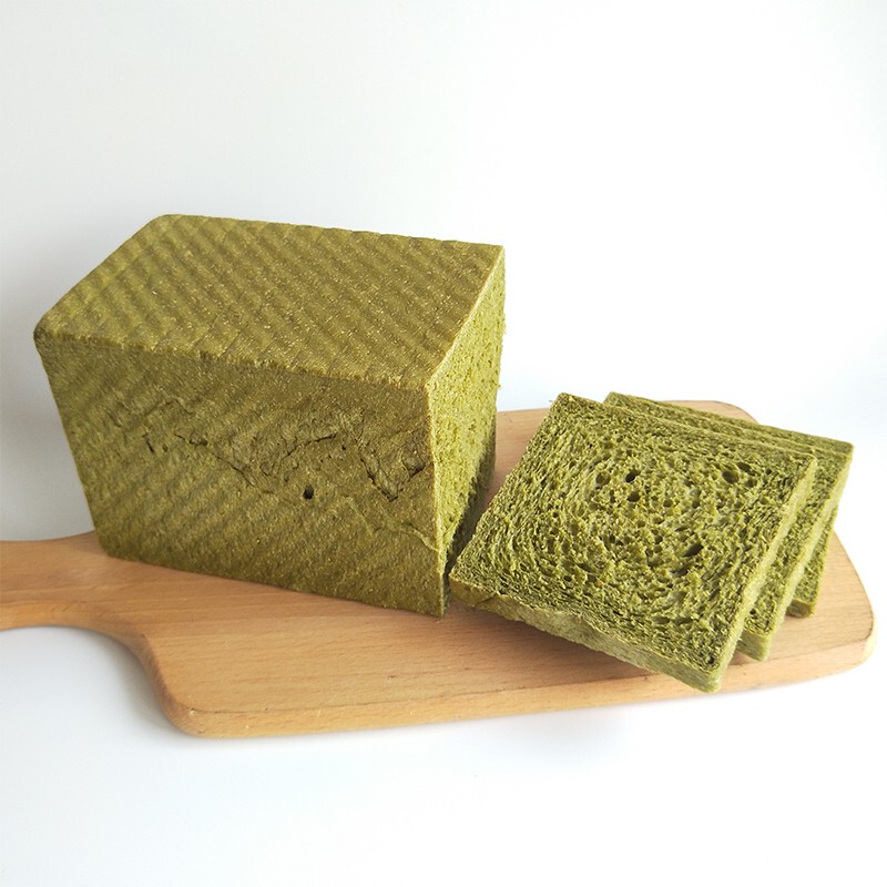 Whole Wheat Matcha Toast Sliced Bread, No Sugar, No Oil, Handmade, Freshly Made, Breakfast Snack Whole Wheat Matcha Toast Sliced Bread, No Sugar, No Oil, Handmade, Freshly Made, Breakfast Snack