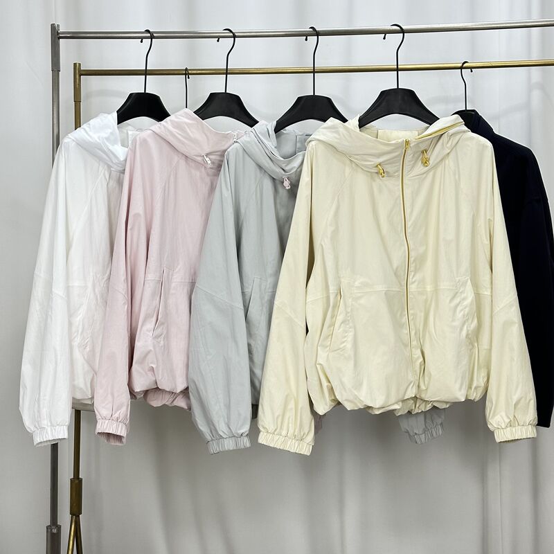 Bai Liang Yuan 82Gc011 Spring and Autumn Short Trench Coat for Women, High-End Feel, This Year's Popular Loose Casual Hooded Jacket