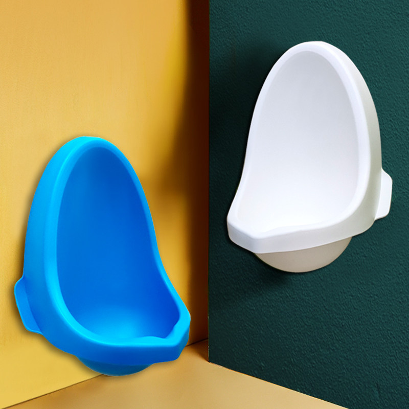 South Korea imported children's urinal urinal standing wall hanging wall type boy urinal fighting baby blue toilet hit