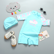 Baby swimwear female Korean children children swimsuit girl little Princess South Korea one year old warm girl baby 2 years old