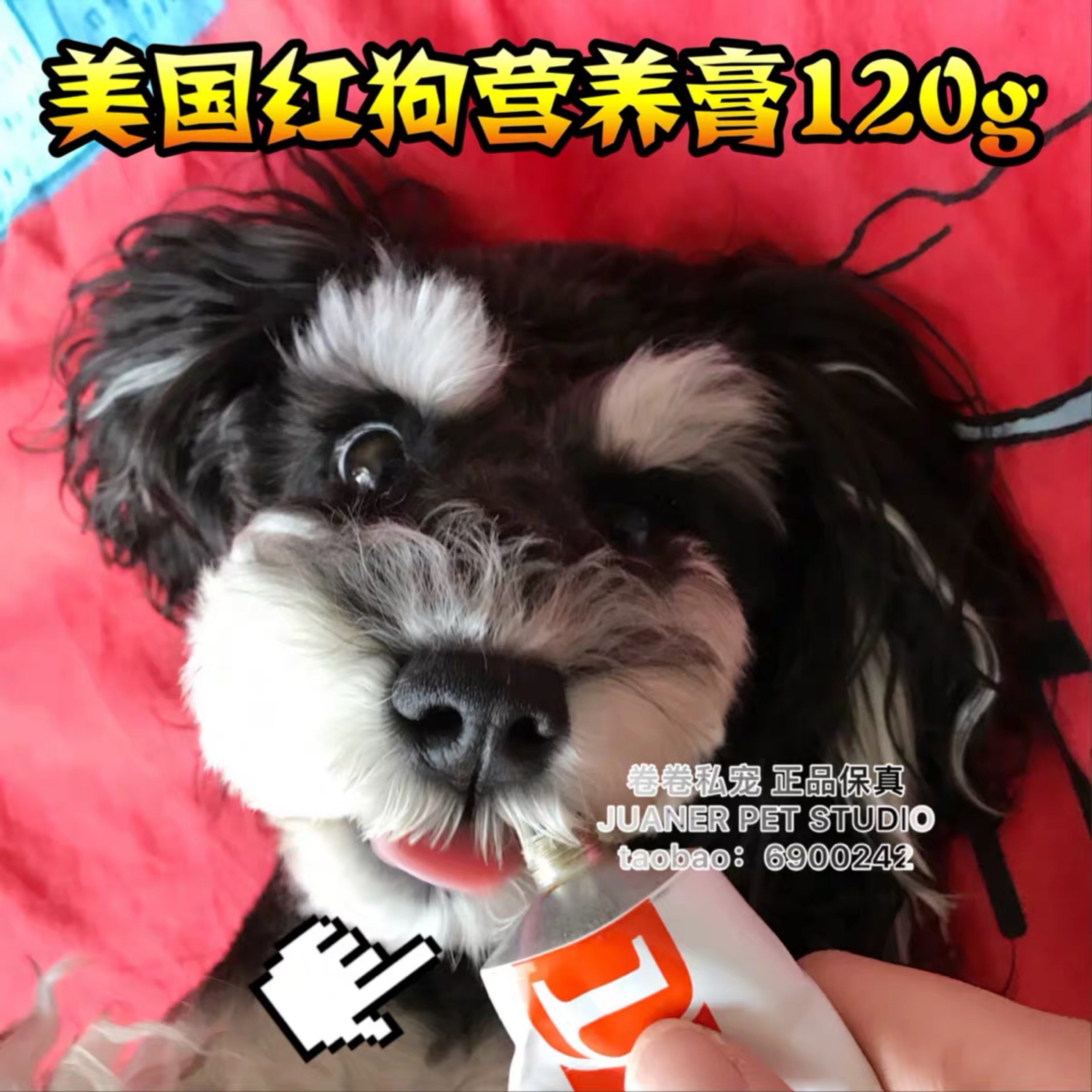 RedDog Red Dog Nutrition Cream Teddy Schnauzer Puppy Adult Dog Vitamin Cat Dog Dog Nutrition Cream 120g