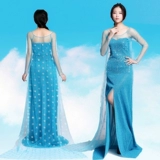 Дисней, платье для принцессы, длинная юбка, xэллоуин, косплей