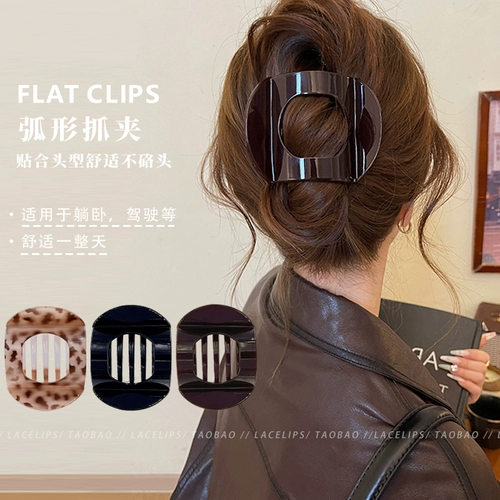 Акриловая высокая большая заколка-крабик, акула, заколка для волос, изысканный стиль, новая коллекция