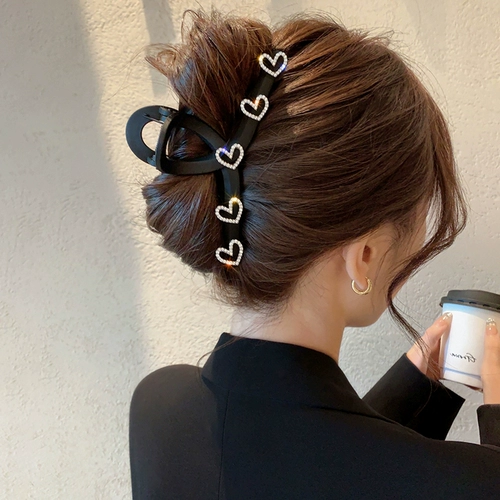 Большая заколка-крабик, аксессуар для волос, заколка для волос, акула, изысканный стиль