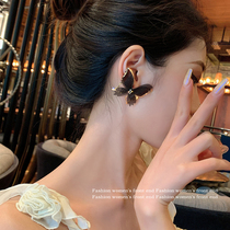 LACELIPS wear you are fairy ~ net gauze metal butterfly earrings female ins cold wind earrings stud earrings