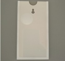 Customized acrylic transparent label price box can be replaced and inserted cards can be hung card price cards