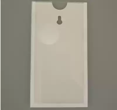 Customized acrylic transparent label price box can be replaced and inserted cards can be hung card price cards