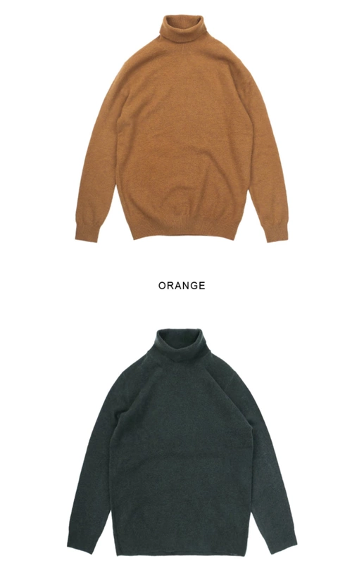 Thiết kế thương hiệu dày dày CHAOJI giữ ấm với áo len cashmere thực sự cao cổ mùa đông chạm đáy áo len - Áo len