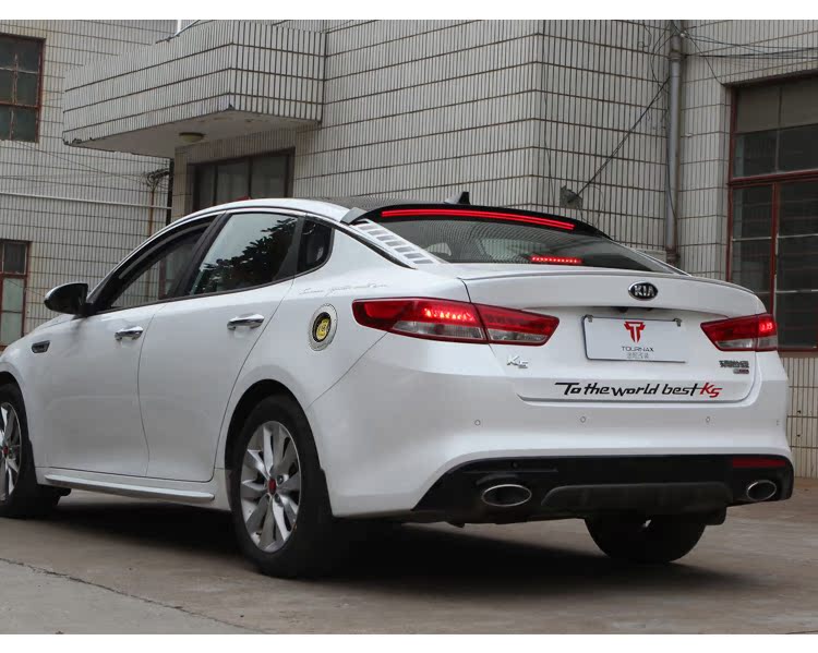 Hyundai Sonata VIII Kia K5 sửa đổi đuôi trang trí LED phiên bản Hàn Quốc của bông K5 phần trên cánh bên ngoài đuôi cá xe hơi