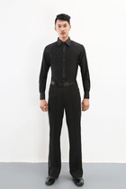 Male Latin dance modern dance national standard dance ballroom dance square dance clothes dance clothes dance clothes performance practice suit suit suit