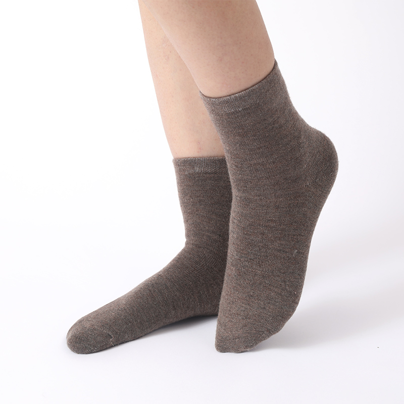 Thickened cashmere socks women's mid-tube socks socks autumn and winter wool socks 5 pairs of warm wool socks men