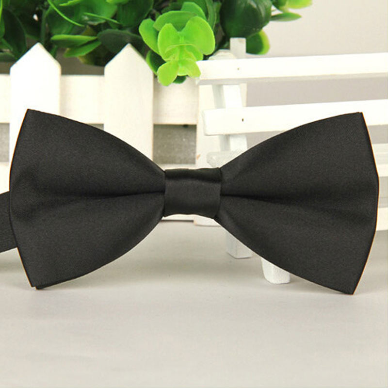 High quality men's bow tie adult formal double layer white solid color national standard dance waltz modern dance bow tie