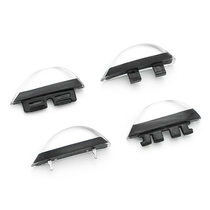 3 pairs of glasses nose pad plug-in nose pad myopia plate glasses accessories double socket Pin clip type silicone brackets