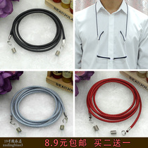 Korean version of the trend wax rope fashion glasses rope presbyly glasses non-slip rope eyes chain childrens glasses lanyard