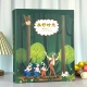 Три года детского сада (40 цветных страниц + 10 черных карт + 50 вставных мешков) Команда Экспедиция Водонепроницаемая модель + подарочный пакет
