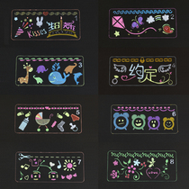 Hollow painting template diy album growth manual Accessories Hand-copied newspaper hand account Lace ruler theme drawing template