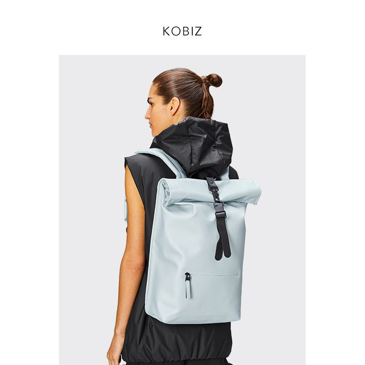 Rains Backpack Rolltop Rucksack Roll-Top Backpack Waterproof Outdoor Backpack/13320