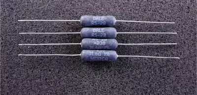 DALE Military Regulations VISHAY Wishay 3W Watt imported high-precision black wire wound resistor (full series)