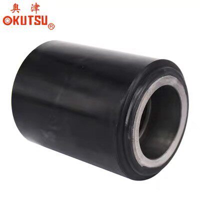 Manual forklift accessories Handcart hydraulic carrying cart wheels Orzin forklift PU wheel large wheels 65 * 100 nylon-Taobao