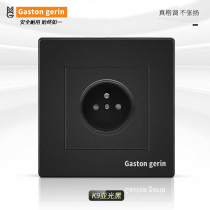 Meilan Rilan (Gaston gerin)PC86 exports Black foreign trade French European switch French socket