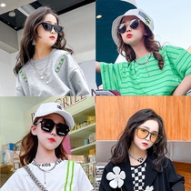 Children Necklace Ornaments Letters B Lock Bones Chain Parent-child Walking Show Street Dance Metal Accessories Tide Children and America Ins neck Chain Chains