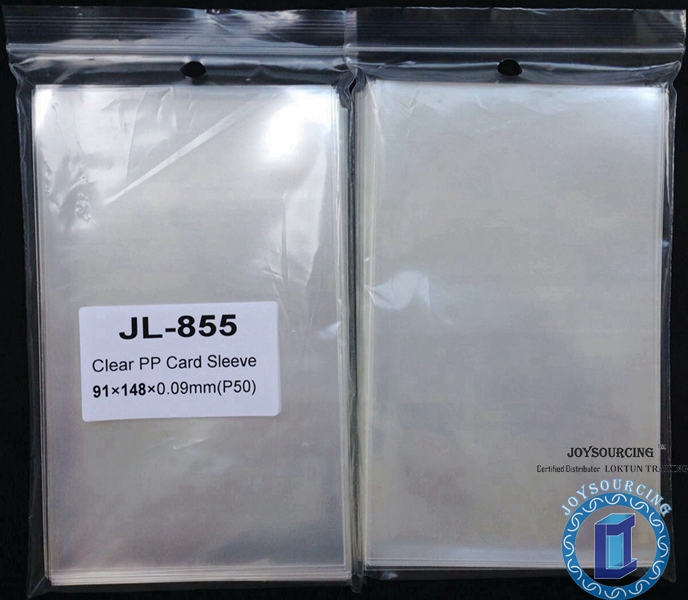 JL-855 card cover size 91x148mm table tour card cover game cutting sleeve ultra-thick game card film
