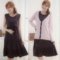 Breast-feeding women wear pregnant womens breast-feeding dress autumn hot mother models thin postpartum fashion milk clothes tide mother