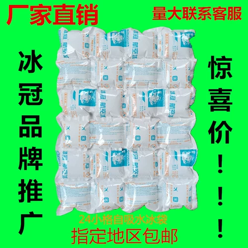 Сумка для льда, лампа для продуктов, 24 ячеек, хорошо впитывает воду