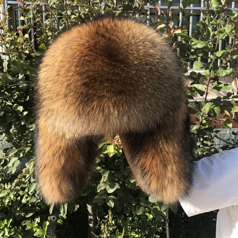 Fox Fur Full Fur Hat for Men and Women, Over-The-Head Hat, Northeast Winter Warm Ear-Protecting Lei Feng Hat, Made of Whole Fox and Raccoon Fur Fox Fur Full Fur Hat for Men and Women, Over-The-Head Hat, Northeast Winter Warm Ear-Protecting Lei Feng Hat, Made of Whole Fox and Raccoon Fur