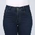 2018 phụ nữ trung niên kéo dài eo cao trung niên quần thẳng kích thước lớn quần mẹ quần jeans quần âu
