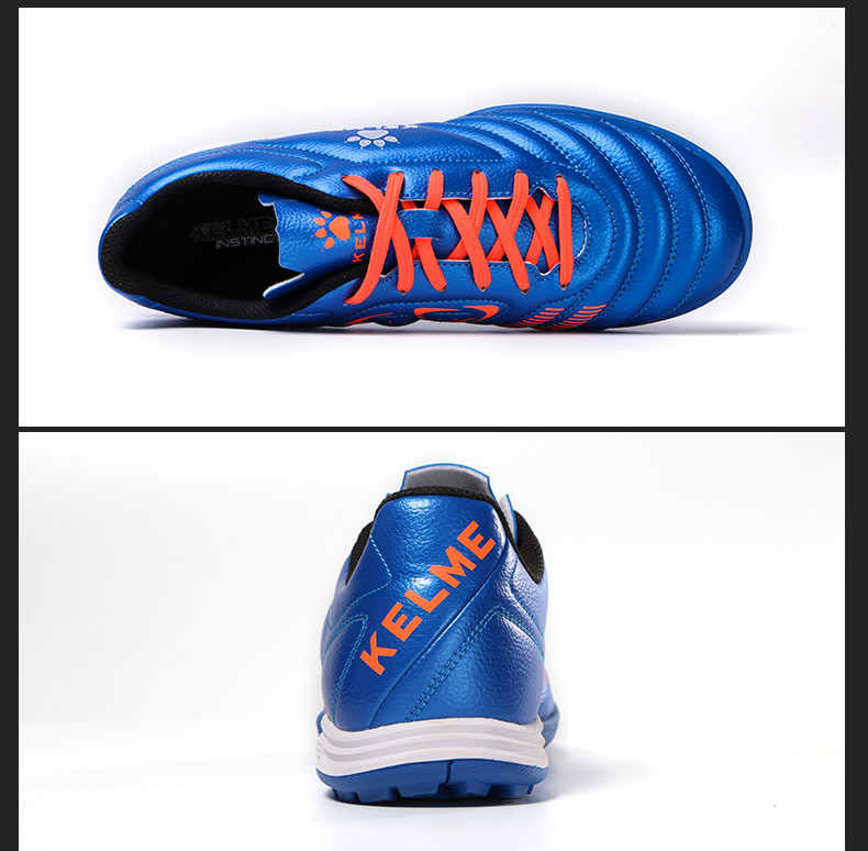 Kelme xe đẹp trẻ em giày bóng đá thanh niên đào tạo TF bị hỏng đào tạo móng tay giày cỏ nhân tạo học sinh tiểu học giày thể thao nam giày sneaker trắng nam
