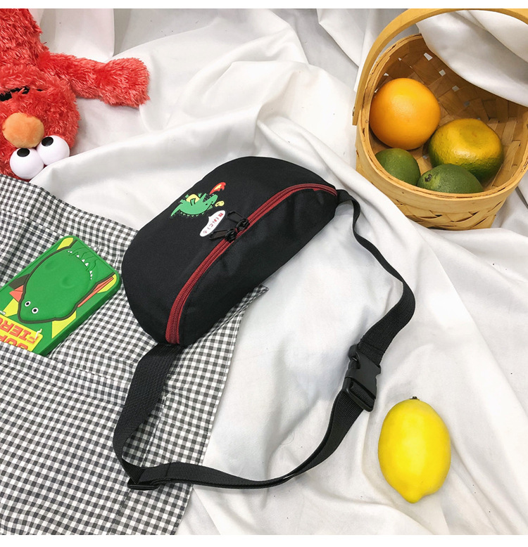 Trẻ em Hàn Quốc túi nhỏ bé Messenger túi hoạt hình khủng long túi đeo vai thời trang dễ thương túi bé túi ngực - Túi bé / Ba lô / Hành lý balo cho bé gái