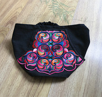 Original new ethnic style embroidered hair hoop womens hair belt embroidered bell hair accessories Yang teacher same jewelry