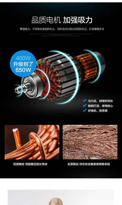 Máy hút bụi Madam Han LF-07 máy giặt cầm tay siêu nhỏ cầm tay mini không có máy hút bụi tiêu thụ - Máy hút bụi
