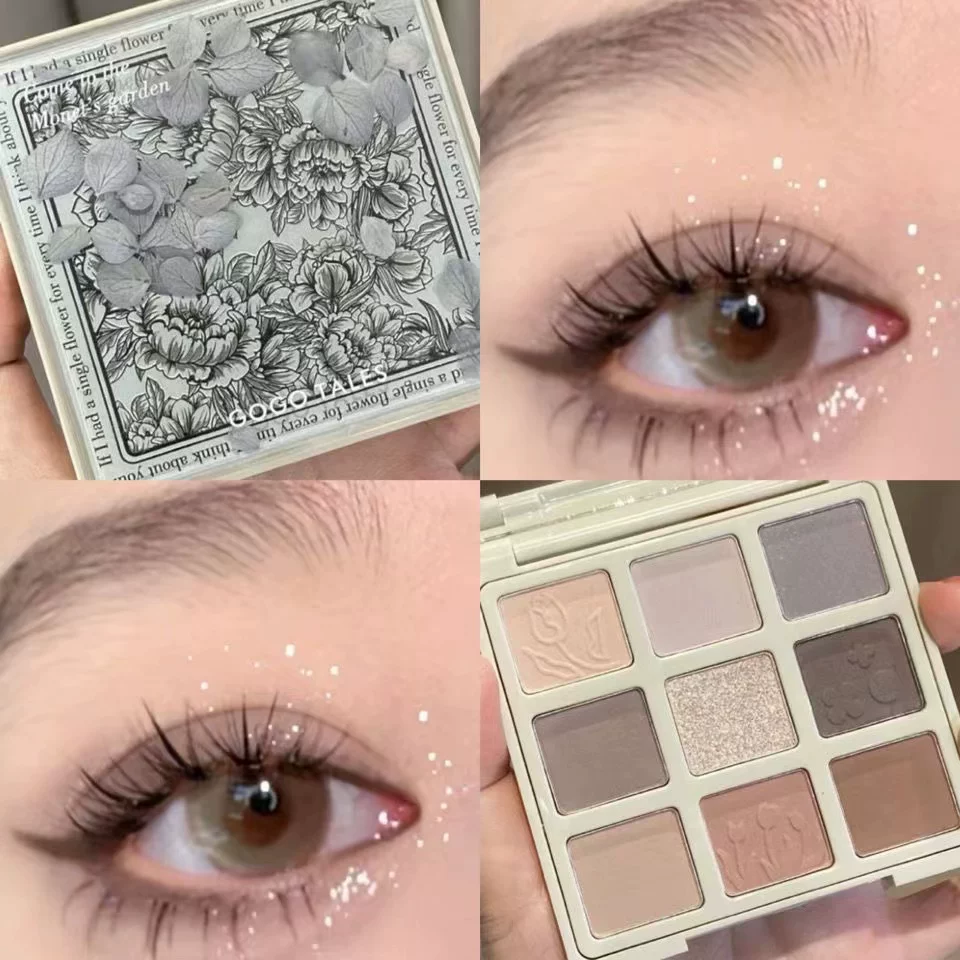Палетка теней для век Secret Garden Petals глаз палетка в Milk Tea Palette земляной матовый перламутровый секrendой фиолетовые алмазы