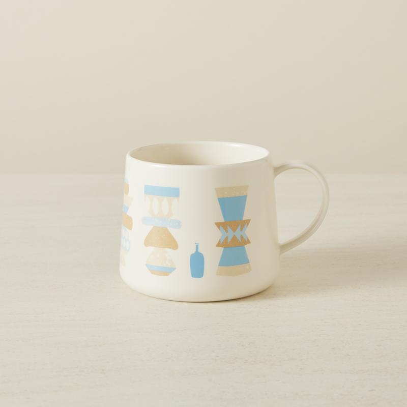 Japan imports Blue Bottle Blue Bottle 350ml Ceramic Mark Cup Coffee Cup