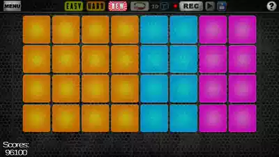 Android mobile phone percussion pad Android application Drum pad DJ Music editor Percussion pad game No tutorial