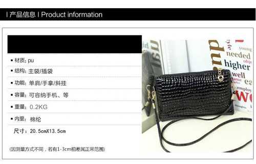Túi Messenger túi vai túi túi xách túi lady purse mô hình cá sấu thời trang giải trí túi xách nữ đeo chéo