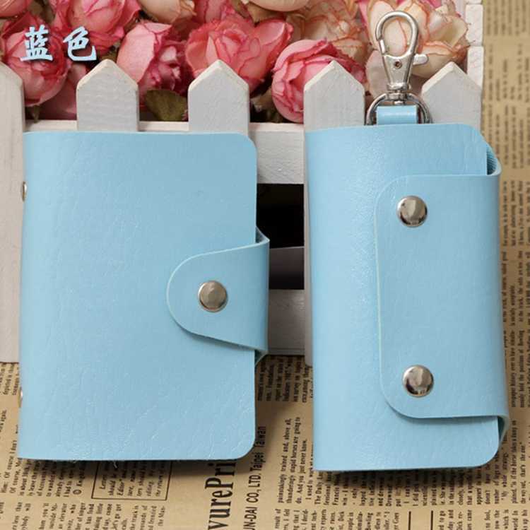Thẻ gói túi chìa khóa hai mảnh thẻ đặt vòng chìa khóa đặt thẻ ngân hàng chủ thẻ đặt hàng shop ví móc khóa