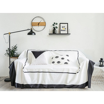 Modern simple small fresh flannel sofa towel full cover four seasons universal sofa cover cloth towel dustproof fabric sofa cushion