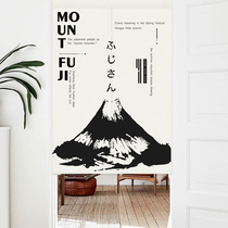 Custom Wind Shield Curtain Home Fabric Partition Curtain Toilet Curtain Toilet Curtain kitchen hanging curtain cotton linen semi-curtain toilet fabric curtain