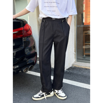 CCJE homemade Spring Festival Fine Huffaw Texture Bunch Foot Casual Pants Man