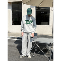 CCJE Broadlegged Boys Long Pants Spring Han Edition Trends Small Crowd Design Sensation Vertical Tattoo Pants Pendant Sensation Casual Pants