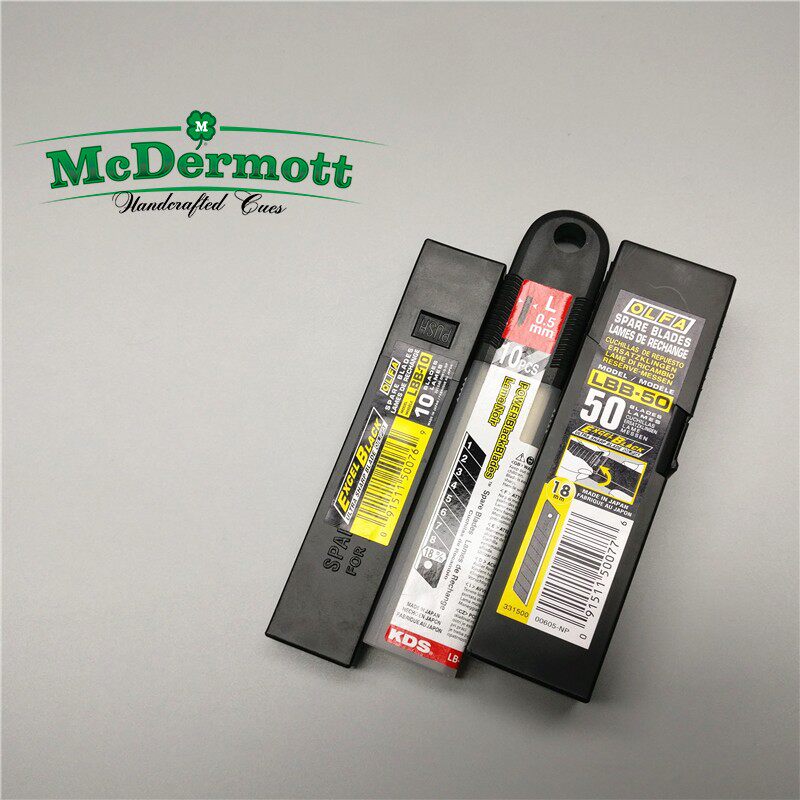 Black steel blade ball leather head maintenance for changing leather head blade Meat work blade Large number of table ball tips for leather head edge blades