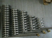 1 5P 1 5hp titanium tube Pure titanium evaporator Seafood pool fish pond fish tank titanium tube for refrigeration 6 5 laps